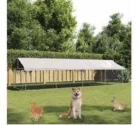 vidaXL Chenil extérieur avec toit 600x200x150 cm 171500