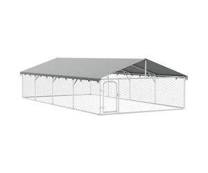vidaXL Chenil extérieur avec Toit 600x300x150 cm