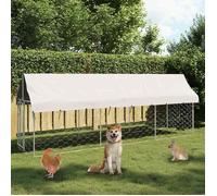 vidaXL Chenil extérieur pour chiens 400x100x150 cm avec toit 171497