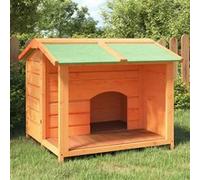 vidaXL Chenil marron 96x87x80,5 cm bois de pin solide 172264 Marron G