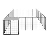 Chenil Noir 22,99 M² Acier