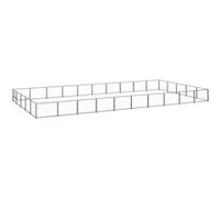 Vidaxl Chenil Noir 50 M2 Acier