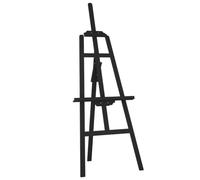 Chevalet Noir 53,5x95x127 Cm Bois De Pin Massif