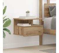 Vidaxl Chevet Flottant Chêne Artisan 40x31x27 Cm Bois Technique