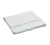 Vidaxl Serpillières 50 Pcs Blanc Avec Des Rayures Vertes 50x60 Cm Blanc