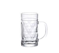 vidaXL Chopes à bière avec poignée en verre 6 pcs 500 ml, verre à bière, tasse de bière, verre à bière avec poignée, chope à bière en verre