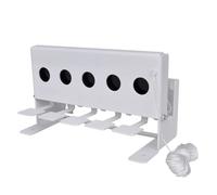 vidaXL Cible de Biathlon à 5 Trous avec Corde de Réinitialisation Jeu de tir 90832