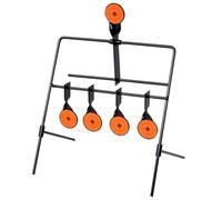 vidaXL Cible de tir avec 4 + 1 cibles à réinitialisation Automatique Jeu de tir