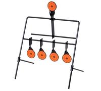 vidaXL Cible de tir avec 4 + 1 cibles à réinitialisation automatique Jeu de tir 90830