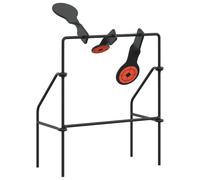Vidaxl Cible De Tir Noir 40 X 34 X 53 Cm Acier