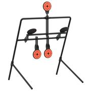 Vidaxl Cible De Tir Noir 40 X 34 X 53 Cm Acier