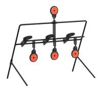 Vidaxl Cible De Tir Noir 40 X 34 X 53 Cm Acier