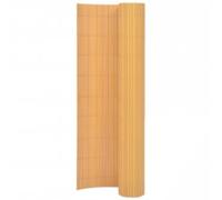 Vidaxl Cl?Ture De Jardin Double Face 90x400 Cm Jaune Jaune