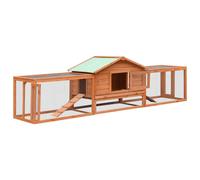 vidaXL Clapier Pin massif et sapin 303x60x86 cm 170642