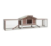 Vidaxl Clapier Moka 310x70x87 Cm Pin Massif Et Sapin