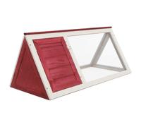 Vidaxl Clapier Rouge Bois