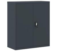 vidaXL Classeur armoire de bureau anthracite 90x40x105 cm acier