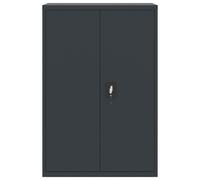 Vidaxl Classeur Anthracite 90x40x140 Cm Acier Gris