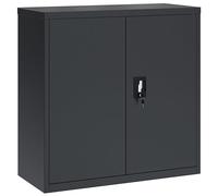 vidaXL Classeur anthracite 90x40x90 cm acier, armoire à dossiers, armoire de rangement, armoire de bureau, armoire de classement, unité de rangement