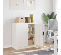 vidaXL Classeur blanc 79x40x90 cm acier 339732
