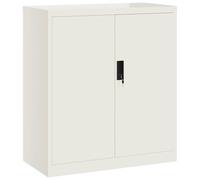 vidaXL Classeur - Armoire à dossiers blanc 79x40x90 cm acier