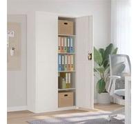 vidaXL Classeur blanc 90x40x180 cm acier