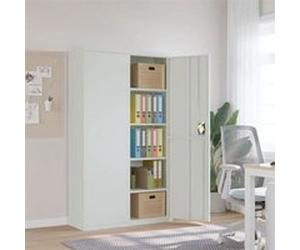 vidaXL Classeur gris clair 105x40x180 cm acier 339769 Gris G