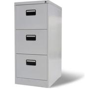 vidaXL Classeur Gris clair 46x62x102,5 cm Acier