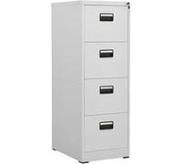 Classeur Gris clair 46x62x133 cm Acier