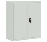 vidaXL Classeur 339737 – acier, gris clair, 90x40x105 cm