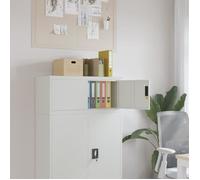 vidaXL Classeur gris clair 90x40x40 cm acier 339717