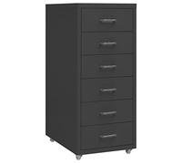 vidaXL Armoire à dossiers mobile Anthracite 28x41x69 cm Métal