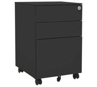 vidaXL Classeur mobile Anthracite 39x45x60 cm Acier