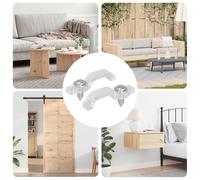 Vidaxl Clips De Bande Led 2 Pcs Transparent 2 X 1 X 0.5 Cm