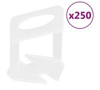 vidaXL Clips de nivellement de carreaux 250 pcs 1,5 mm