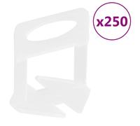 vidaXL Clips de nivellement de carreaux 250 pcs 2 mm