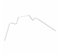 vidaXL Clips pour serre 100 pcs type W acier galvanisé, clip de verre de serre, clip de vitrage pour serre, clip de vitrage en forme de w