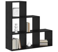 vidaXL Cloison Bibliothèque 6 Niveaux 99 x 29 x 99 cm Chêne Noir