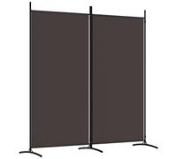 vidaXL Cloison de Séparation 2 Panneaux Séparateur de Pièce Pliable Diviseur Écran d'Intimité Paravent Décoration Salon 350259