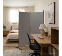 vidaXL Cloison de séparation 2 panneaux pliable – Paravent écran d'intimité 350260