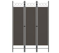 vidaXL Cloison de séparation 3 panneaux Anthracite 120x180 cm