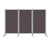 vidaXL Cloison de séparation 3 Panneaux Anthracite 260x180 cm