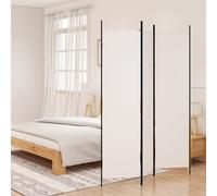vidaXL Cloison de Séparation 3 Panneaux Séparateur de Pièce Pliable Diviseur Écran d'Intimité Paravent Décoration Salon 350178