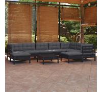 vidaXL Cloison de séparation 3 panneaux marron résine tressée Marron