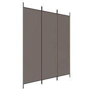 vidaXL Cloison de Séparation 3 Panneaux Séparateur de Pièce Pliable Diviseur Écran d'Intimité Paravent Décoration Salon 350180