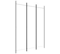 vidaXL Cloison de séparation 3 panneaux Blanc 150x200 cm Tissu Blanc