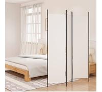vidaXL Cloison de Séparation 3 Panneaux Séparateur de Pièce Pliable Diviseur Écran d'Intimité Paravent Décoration Salon 350178