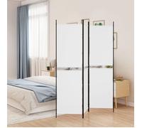 vidaXL Cloison de Séparation 3 Panneaux Séparateur de Pièce Pliable Diviseur Écran d'Intimité Paravent Décoration Salon 350226