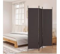 vidaXL Cloison de séparation 3 panneaux 350179 – Paravent pliable écran d'intimité Gris G
