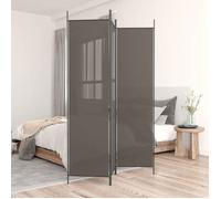 vidaXL Cloison de séparation 3 panneaux Anthracite 150x200 cm Tissu
